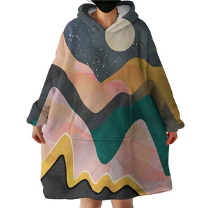 Night Scene SWLF2386 Hoodie Wearable Blanket