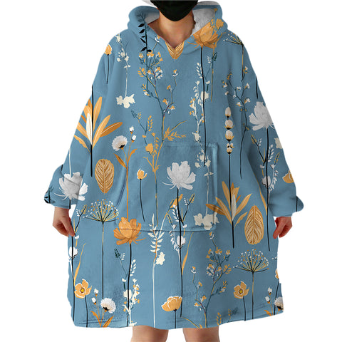 Image of Wild Plants SWLF0650 Hoodie Wearable Blanket