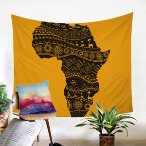 Africa Continent SW0831 Tapestry