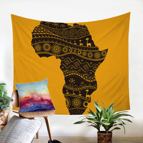 Image of Africa Continent SW0831 Tapestry