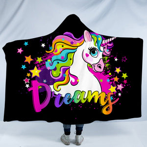 Dreamy Unicorns SW1567 Hooded Blanket