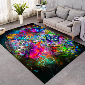 Colors & Butterflies Chaotic SW1646 Rug