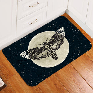 Full Moon Moth Door Mat