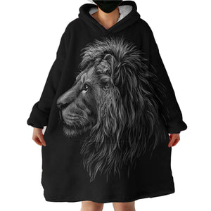 B&W Lion SWLF2492 Hoodie Wearable Blanket