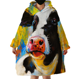 Cow SWLF0095 Hoodie Wearable Blanket