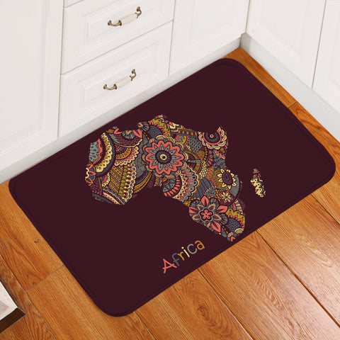 Image of Africa Stylized Continent Door Mat