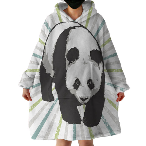 Image of Panda SWLF2478 Hoodie Wearable Blanket