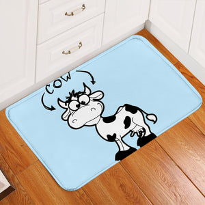 Cartoon Cow Icy Door Mat