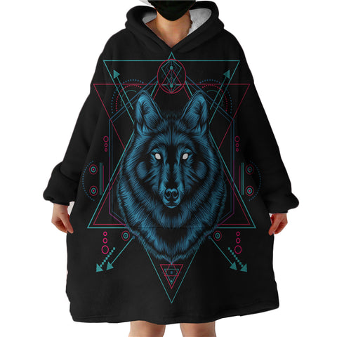 Image of Alpha Wolf SWLF2983 Hoodie Wearable Blanket