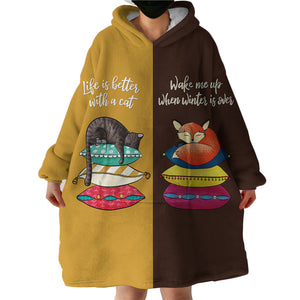 Snooze Mood SWLF2399 Hoodie Wearable Blanket