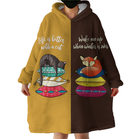 Image of Snooze Mood SWLF2399 Hoodie Wearable Blanket