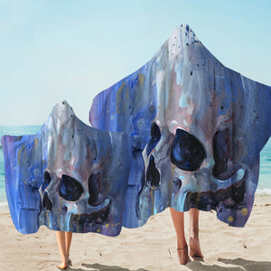 Melting Skull Hooded Towel