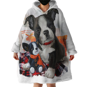 Puppies SWLF2408 Hoodie Wearable Blanket