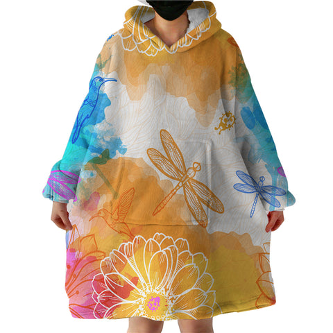 Image of Dragonflies SWLF2025 Hoodie Wearable Blanket