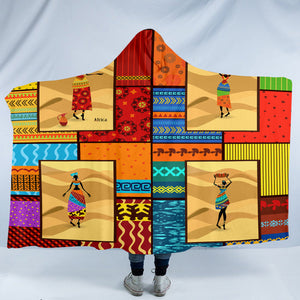 African Ladies SW1180 Hooded Blanket