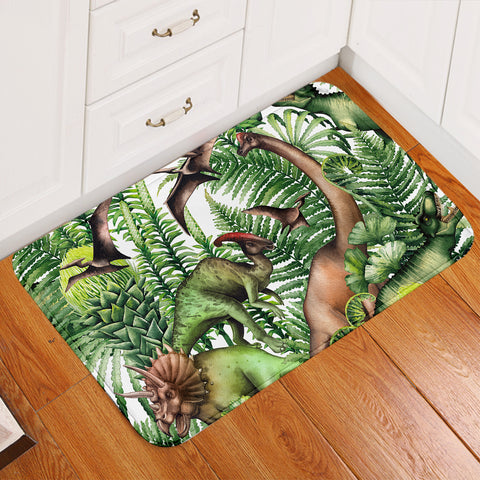 Image of Mesozoic Zoo Door Mat