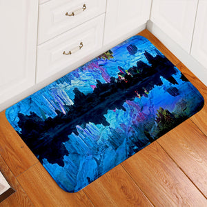 Blue Glacier Door Mat