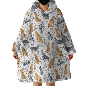 Leopard SWLF2512 Hoodie Wearable Blanket