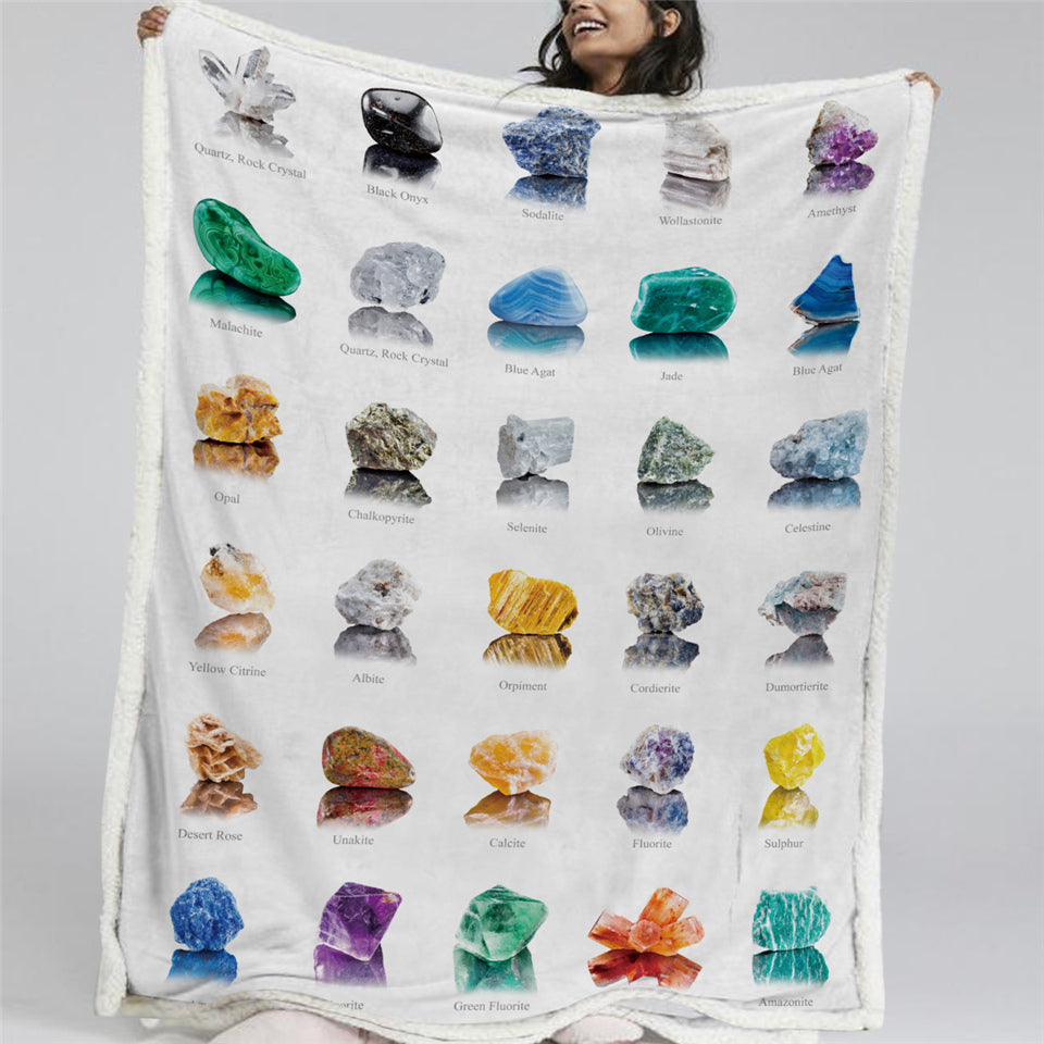Diamond  Pattern Sherpa Fleece Blanket - Beddingify