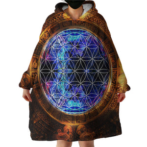 Colored Window SWLF2075 Hoodie Wearable Blanket