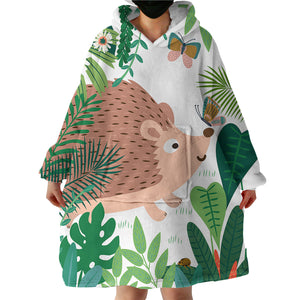 Wild Hedgehog SWLF1630 Hoodie Wearable Blanket