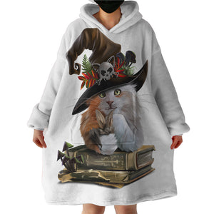 Sorcerer Cat SWLF2434 Hoodie Wearable Blanket