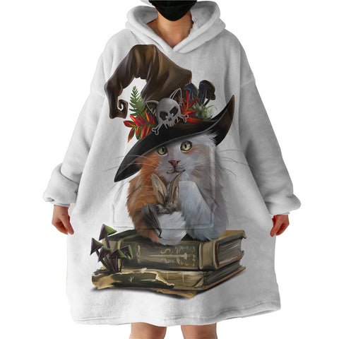 Image of Sorcerer Cat SWLF2434 Hoodie Wearable Blanket