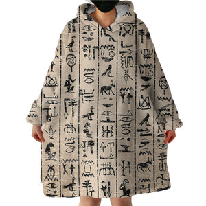 Ancient Scriptures SWLF2777 Hoodie Wearable Blanket