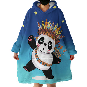 Panda Archer SWLF0477 Hoodie Wearable Blanket