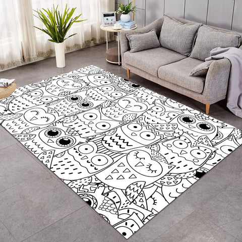 Image of A Parliament Of Owls SW0660 Rug