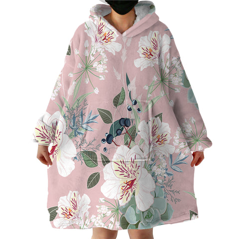 Image of White Apricot SWLF1568 Hoodie Wearable Blanket