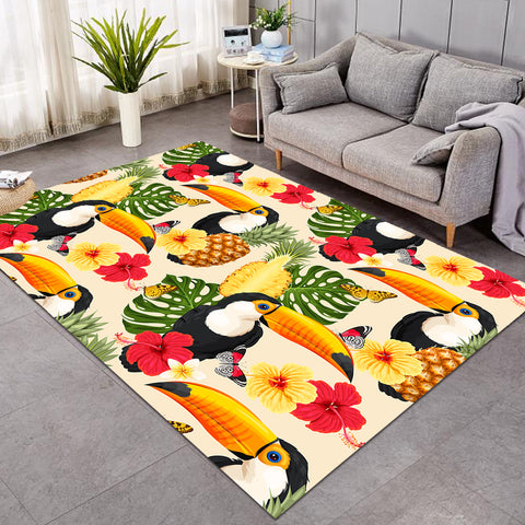 Image of Tropical Toucan Patterns SW0303 Rug
