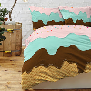 Ice Cream Layers Bedding Set - Beddingify