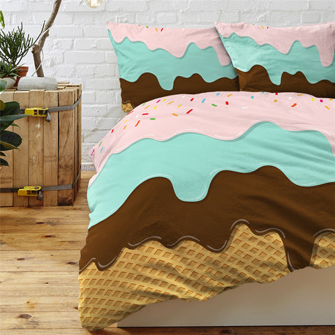 Image of Ice Cream Layers Bedding Set - Beddingify