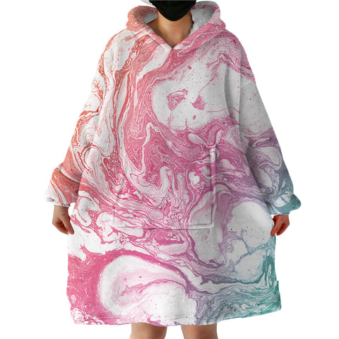 Image of Pink Sand SWLF0021 Hoodie Wearable Blanket