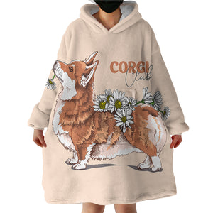 Corgi SWLF0773 Hoodie Wearable Blanket