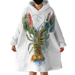 Lobster SWLF0640 Hoodie Wearable Blanket