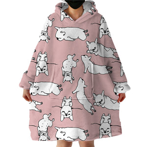 Pug SWLF0089 Hoodie Wearable Blanket