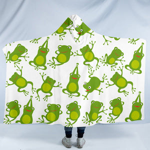 Frog Theme SW0757 Hooded Blanket