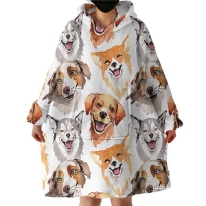 Doggo SWLF1655 Hoodie Wearable Blanket