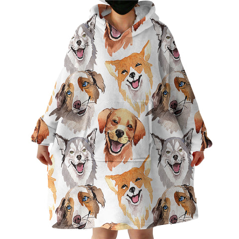 Image of Doggo SWLF1655 Hoodie Wearable Blanket