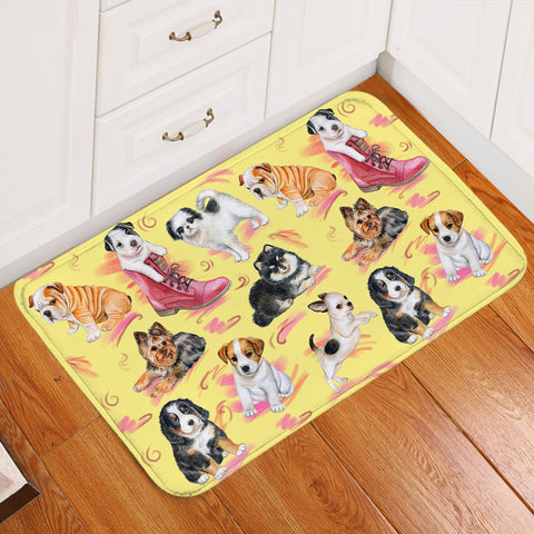 Image of Cute Pets Yellow Door Mat