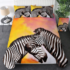 Zebra Whisper Bedding Set - Beddingify