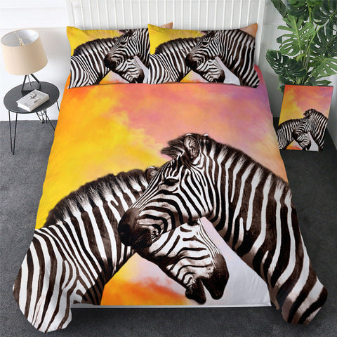 Image of Zebra Whisper Bedding Set - Beddingify