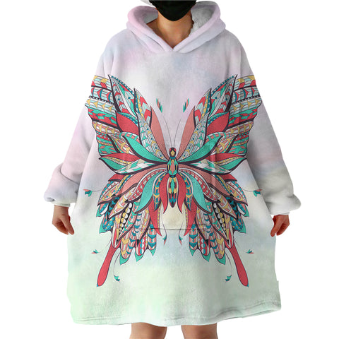 Image of Butterfly SWLF1094 Hoodie Wearable Blanket