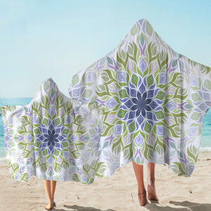 Floral Hexagon Hooded Towel