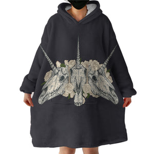 Unicorn Trophyheads SWLF2239 Hoodie Wearable Blanket