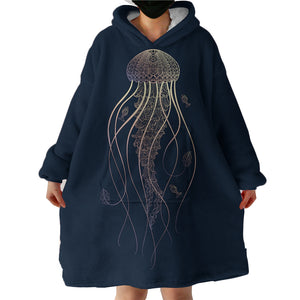 Jellyfish SWLF3018 Hoodie Wearable Blanket