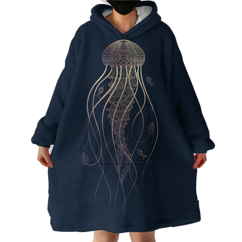 Image of Jellyfish SWLF3018 Hoodie Wearable Blanket