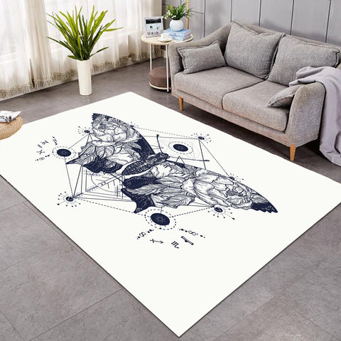 Image of Golden Ratio Butterfly SW0092 Rug